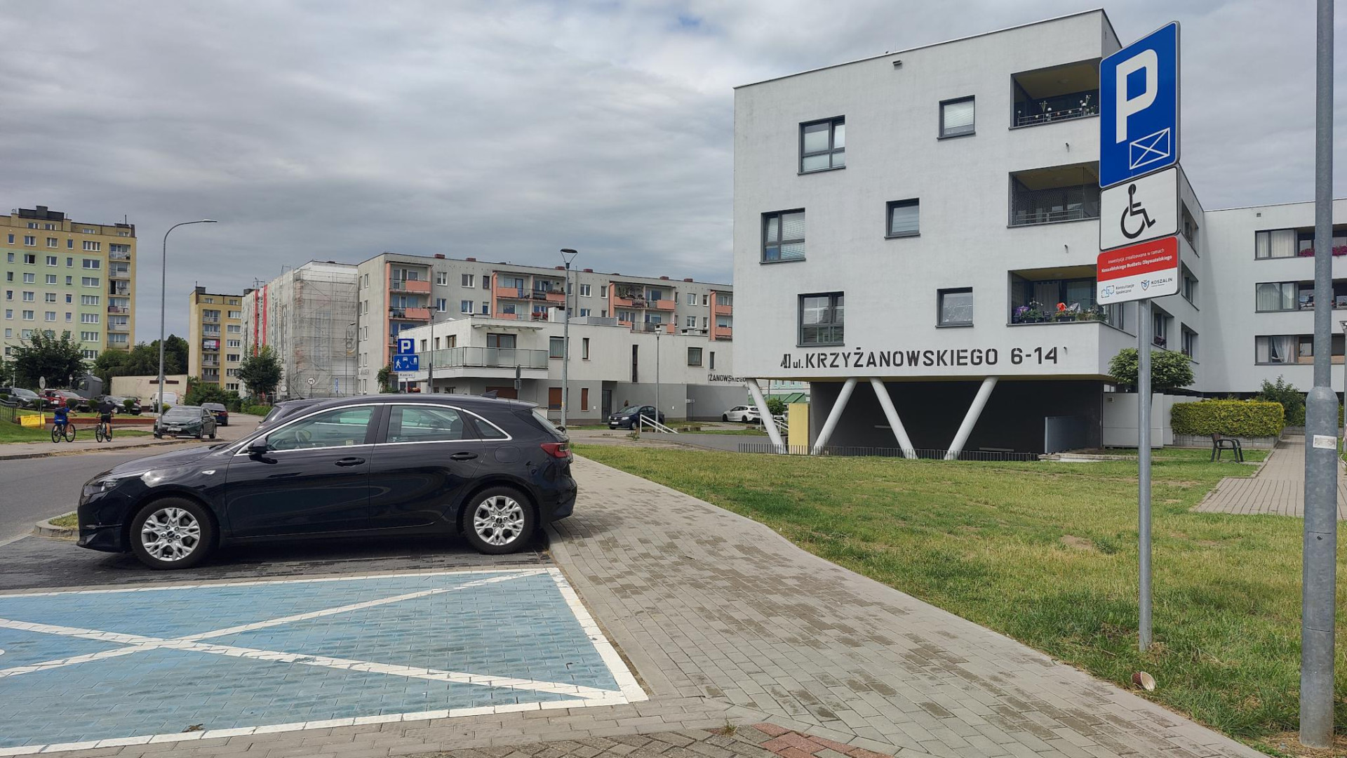 miejsca parkingowe Kotarbińskiego